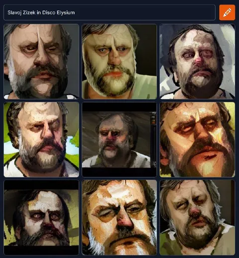 Slavoj Zizek in Disco Elysium