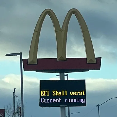 McDonald’s EFI Shell Error