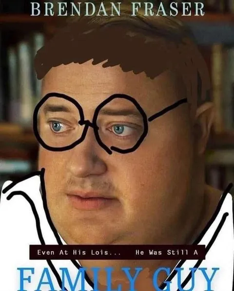 Brendan Fraser Family Guy Pun