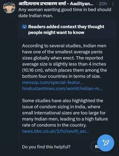 Indian Men Context Check