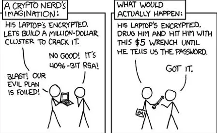 Crypto Nerd Versus Five-Dollar Wrench