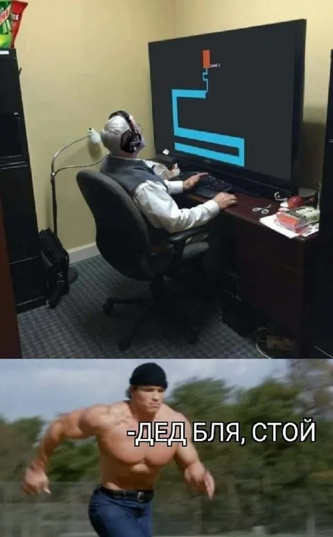 Дед бля, стой