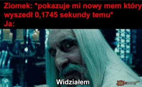 Widziałem nowy mem