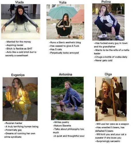 Six Russian Girl Stereotypes