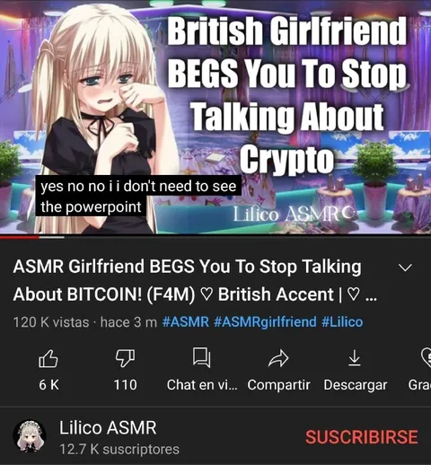 British Girlfriend Hates Crypto Talk