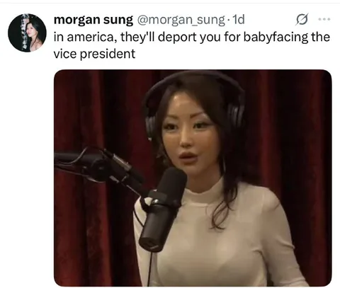 Deported for Babyfacing the Vice President