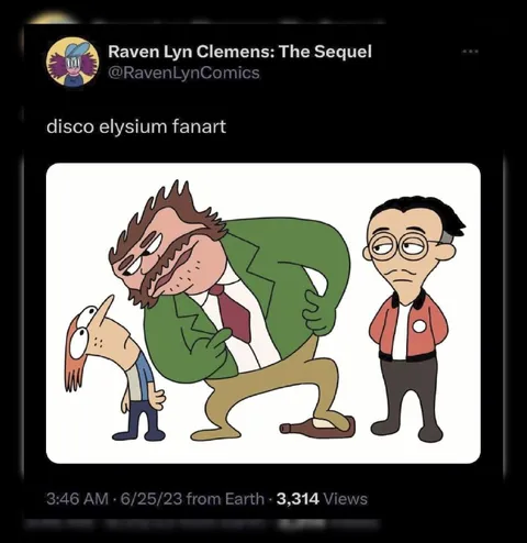 Disco Elysium Fanart Chaos