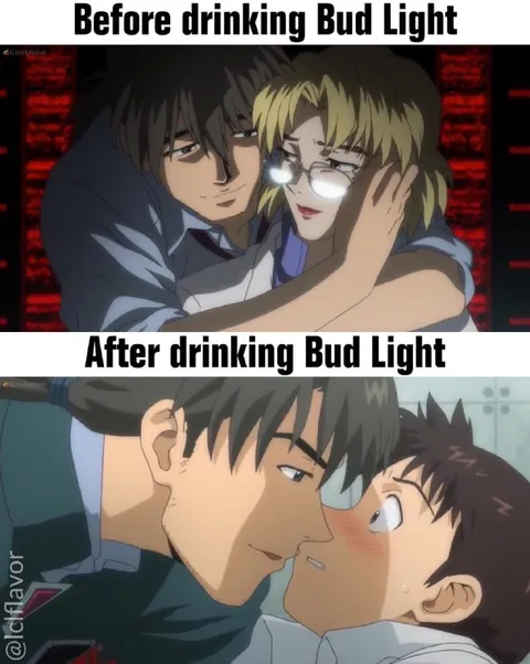 Before and After Bud Light
