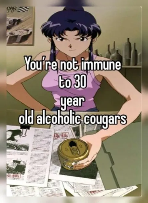 Not Immune to Old Alcoholic Cougars