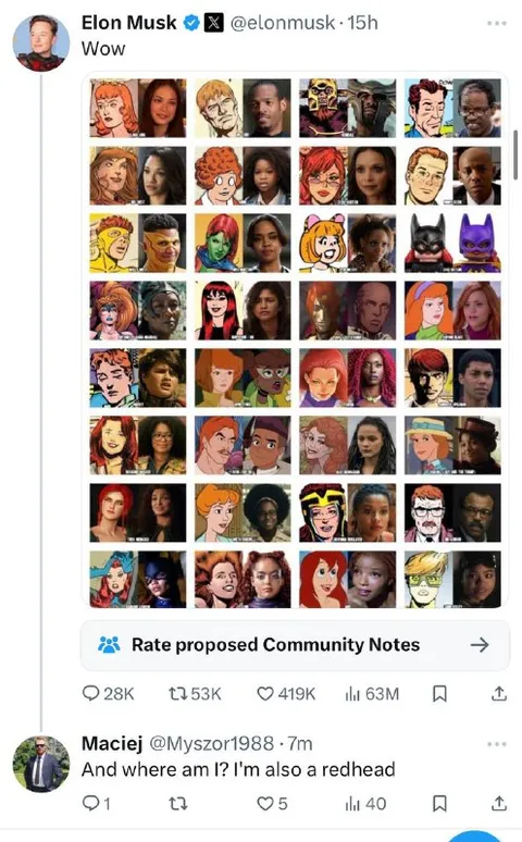 Elon Musk Redhead Comparison