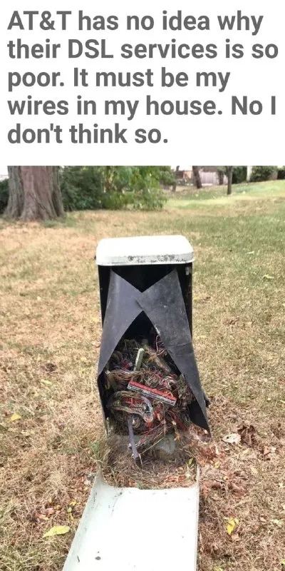 AT&T Blames My House Wires