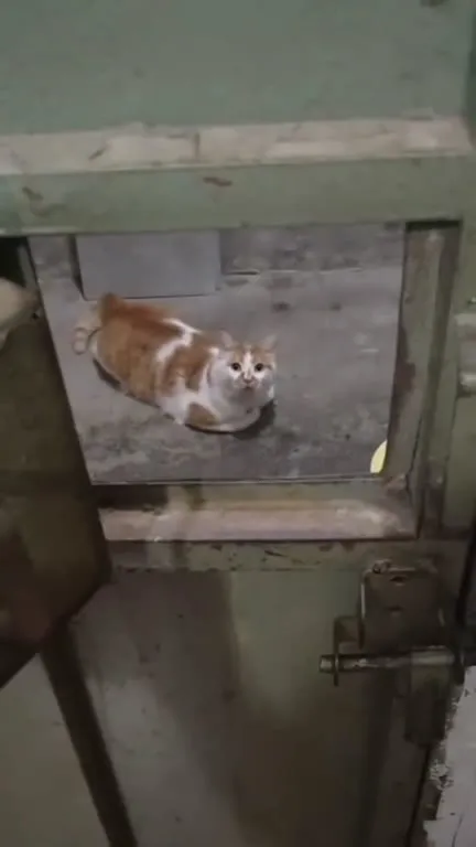 Кот за запертой дверью