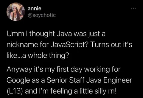 Java and JavaScript Confusion