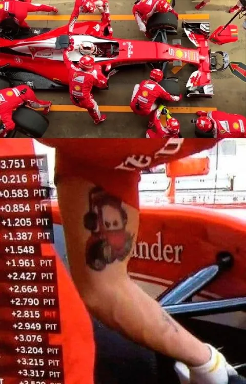 Ferrari Pit Stop Panic