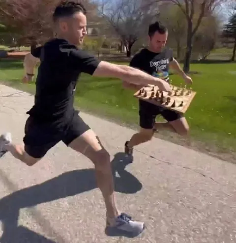 Running With a Chessboard