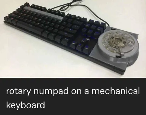 Rotary Numpad Mechanical Keyboard