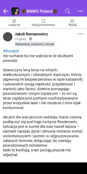 Bohaterowie powodzi jadą pociągiem