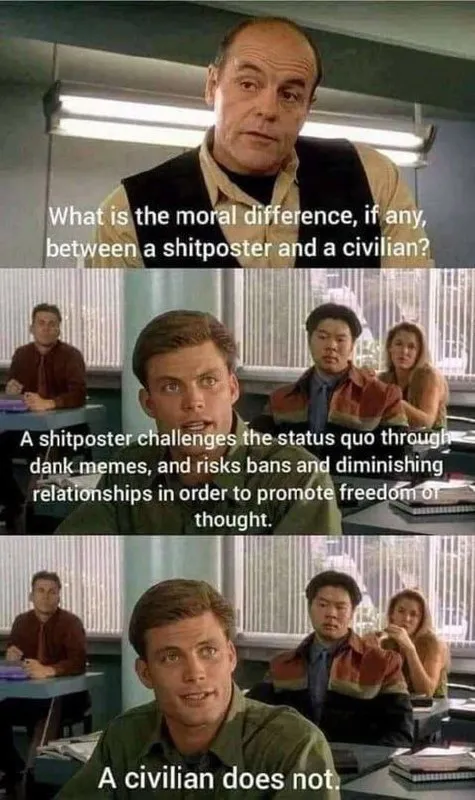 Shitposter Versus Civilian