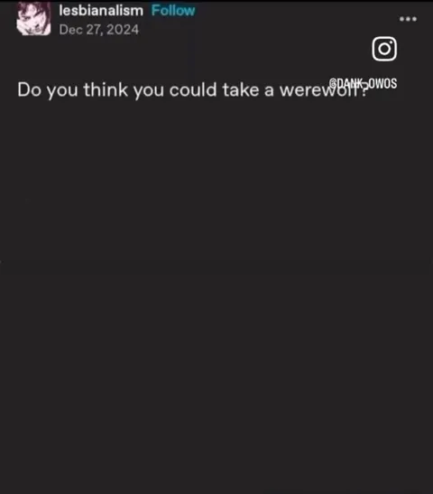 Could You Take a Werewolf?
