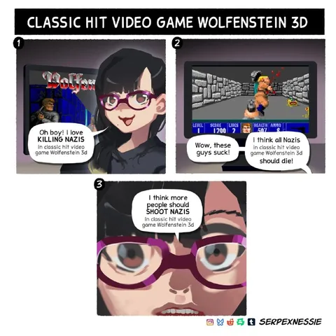 Classic Hit Video Game Wolfenstein 3D