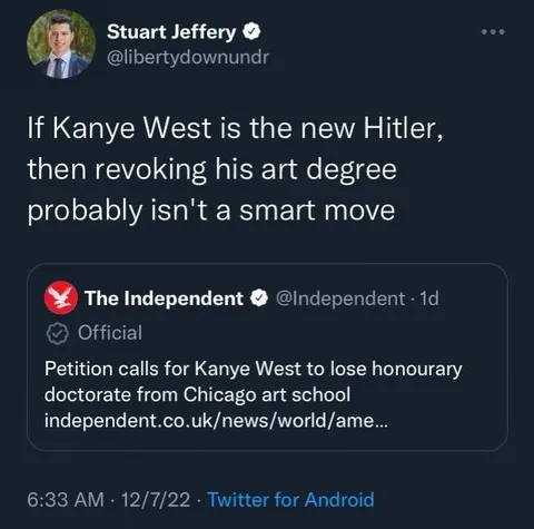 Kanye West Art Degree Joke