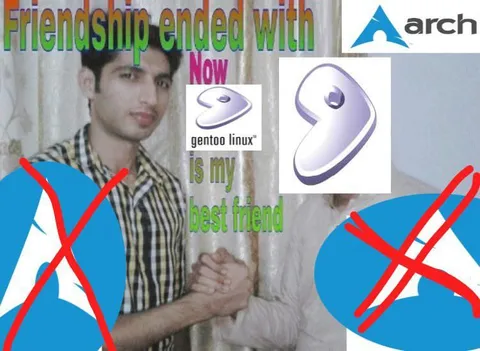 Friendship Ended With Gentoo