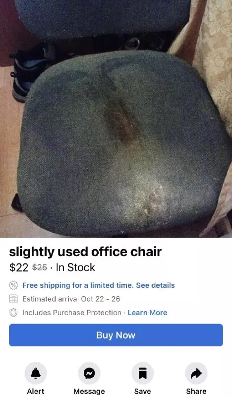 Slightly Used Office Chair