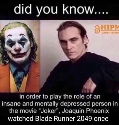 Joaquin Phoenix Watched Blade Runner Once