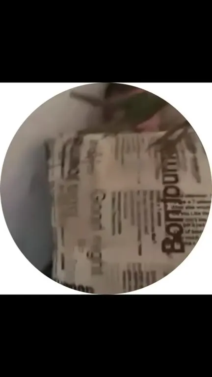 Man Hiding Behind Newspaper
