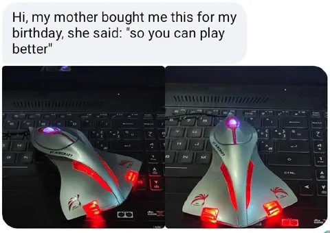 Mom Bought a Gaming Mouse