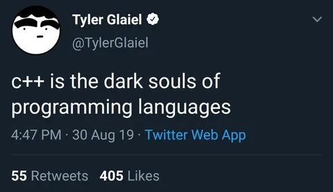 C++ Is the Dark Souls of Programming