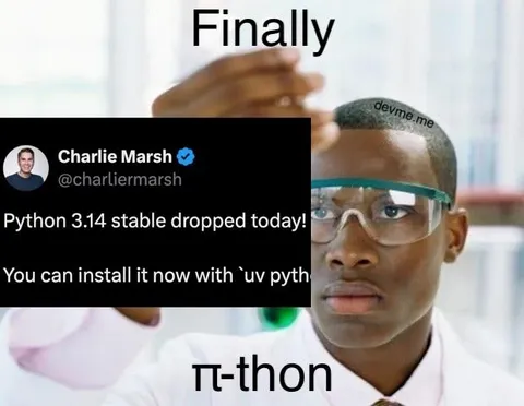 Finally Python 3.14 Drops
