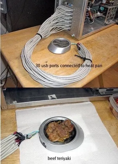 USB Ports Cook Beef Teriyaki