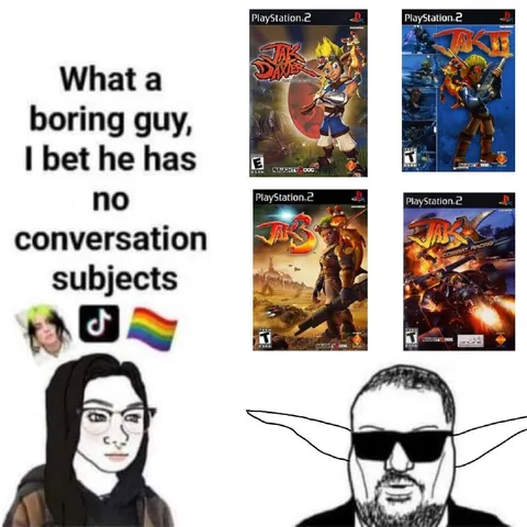 Boring Guy Loves Jak Games