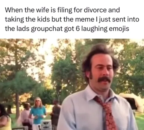 Six Laughing Emojis at Divorce