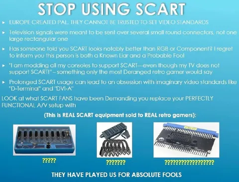 Stop Using SCART
