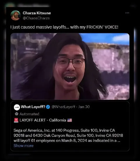 Voice Causes Massive Layoffs