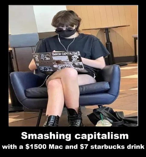 Smashing Capitalism with Starbucks