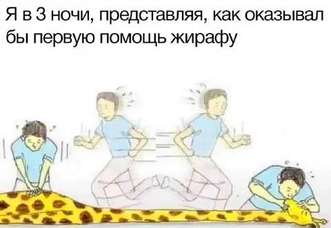 Первая помощь жирафу