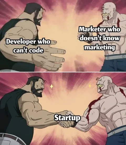 Developer and Marketer Startup Partnership