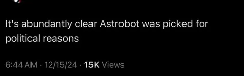 Astro Bot Political Reasons