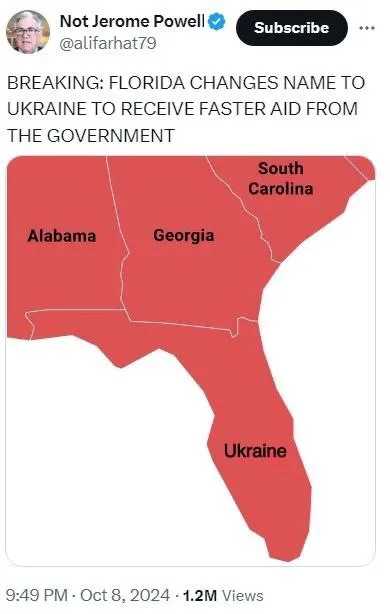 Florida Changes Name to Ukraine