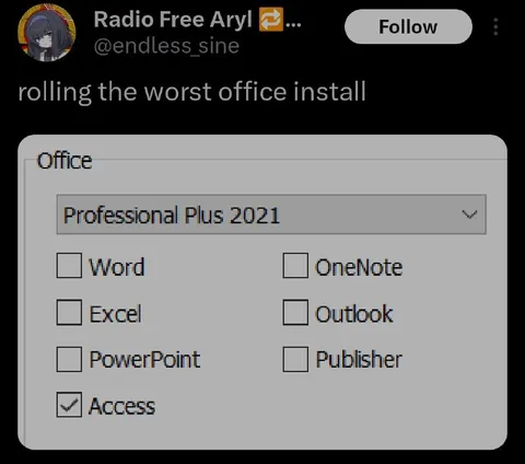 Rolling the Worst Office Install