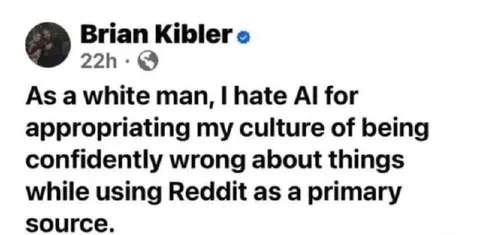 AI Appropriating White Man Culture