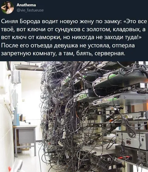 Синяя Борода и серверная