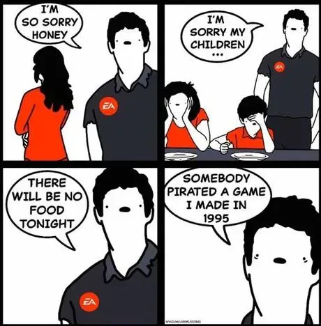 EA Apologizes for Game Piracy