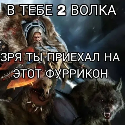 В тебе 2 волка