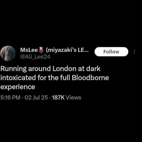 Running Around London Like Bloodborne