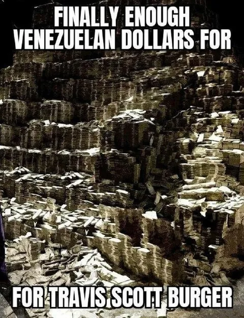 Enough Venezuelan Dollars for a Burger