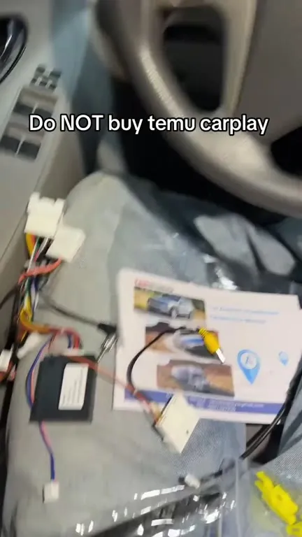 Do NOT buy Temu CarPlay
